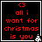 Four identical pixel-art display red text on black background with white border and small white snowflake icon