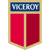 Static pixelated icon of a shield-shaped logo with blue banner, red sections, and yellow border.