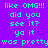 Pixelated cyan text on purple background with alternating pink rectangular highlights across multiple lines of repeated phrases.
