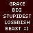 Dark brown background with white pixelated text listing names and phrases, featuring light blue highlight bars over specific lines in different frames.
