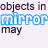 Text-based icon with layered words in multiple colors and fonts, showing animation changes between frames.