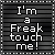 A 5x5 contact sheet of animated frames showing a text-based icon with changing red lettering on a striped background.