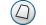 Circular icon with blue outer ring and white inner field containing a black outline of a folded document or paper.