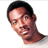 Pixelated static image of a person's head and neck in profile view with dark hair, light skin tone, visible facial features including eyes, nose, mouth, and ear, wearing a white shirt against plain background.