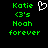 Green pixelated text on black background with white heart symbol, showing identical static display across observations.