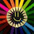 A static image of five distinct yellow smiley face icons arranged in a , each with unique expressions and accessories against varied backgrounds