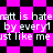 Pixelated text repeats 'ratt is hater' and 'by everyl just like me' over a pink-and-black checkered background with diamond-shaped black patterns.