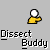 Animated pixel art of a figure in yellow clothing holding a white sphere, transitioning through multiple poses with red-and-white facial expressions and changing hand positions.