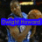A basketball player in a blue jersey holds two orange basketballs, with text overlays changing across six