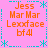 Pixelated text and symbols on a pink background with cyan decorative elements arranged in four identical quadrants.