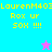 Pixelated text and star icons on colored backgrounds with animation changes between frames.