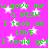Bright pink background with white star shapes and green pixelated text repeating 'u gave me a WISH I took all LOVE I could get' in multiple