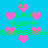 Pixelated blue background with pink hearts and green text reading "I Love Tyler!!!" repeated across the image.