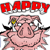 Holiday icons for AIM, MSN, MySpace and Yahoo