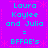 Pixelated cyan text on a bright purple background with pink star patterns, displaying repeated phrases and equals signs in a