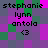 Pixelated text and emoticon on a of purple, green, and gray squares with shifting color patterns