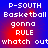 Pixelated text on a blue-red gradient background with repeated phrases and misspelled words.