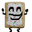 Pixelated Poptart character with white icing and sprinkles, smiling in various poses