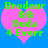 Two identical pixelated heart-shaped icons with green text on a blue background, each displaying 'Brodeur & Duda 4 Ever' in blocky font.