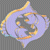 A static icon with a light purple and gold circular design on the left, next to green text reading 'Original Icons .com' on a dark green background.