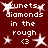Red background with white pixelated text and star shapes, showing variations in star and text placement across repeated sections.