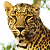 A pixelated leopard head on the left, with green text 'Original Icons .com' on a dark green background to the right.