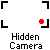 Pixel art of a yellow figure with white head and red dot, surrounded by black corner brackets on gray background; text bubbles change across frames.