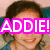 A person with dark hair and a blue top appears in four ; the leftmost shows pink text overlay while other show no text
