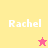 Four display the name 'Rachel' with a star symbol changing color between yellow and pink