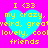 A static image with four identical blue hearts on a bright pink background, each containing yellow text.
