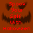 A static image of a pixelated orange pumpkin face with black eyes and mouth, overlaid with red text reading "Spook Your Self With Halloween" on a solid brown background.