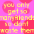 Pixelated yellow text on pink background with red circles, repeating phrases about friends and wasting them.