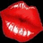 A four-quadrant image with red lips on black background, bright pink with orange text reading "I WANT TO BE WITH U TILL....", and a gray