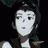 Pixelated static image of a character with dark hair and light skin against black background, likely from an anime series.
