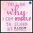 Pink watercolor-style background with handwritten text reading 'TELL ME why I CRY MYSELF TO SLEEP AT NIGHT' and a small blue star in the top-right corner.