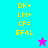 A split-screen image with cyan and purple backgrounds displaying yellow text and two pixelated star icons.
