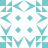 Pixelated geometric pattern with symmetrical teal and white shapes including diamonds, crosses, and zigzags arranged in a grid.