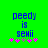 Green background with blue text 'peedy is semi' and five pink/purple star-like symbols below, two versions showing different star arrangements.