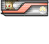 A static icon with a red and gray striped background, featuring a small cartoon creature in the top-left corner and the word "Chat" centered below.