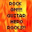 Pixelated text on a fiery background with two distinct color variations of the same design.