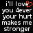 Pixelated text on black background with red heart symbol replacing 'o' in 'love', two identical side-by-side versions of the phrase.