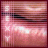 Animated contact sheet showing three sequential frames of a pink-toned cartoon character's eye with visible eyelashes and subtle animation changes across sampled frames.