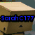 six pixelated images with text overlays: a cardboard box, a horse, hands forming a heart, grass, a rainbow eye, and a blank space