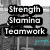 Black text on grayscale background with blue accents, displaying phrases about runners and horse riders risking lives.