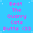 A static image with a bright blue background featuring repeated pink text reading "Beat The Quarry Cats Butts <33" in multiple , surrounded by small white dots