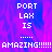 Pixelated text on a purple and blue gradient background with repeated phrases.