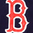 A four-quadrant image with a red and white Boston Red Sox 'B' logo on dark background, blue sections with pixelated text reading "I Dont Have Pinstripes" and "I Have SOX.", and a gray section.