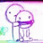 Pixelated cartoon figures embrace on a white background with green accents, paired with pink displaying text
