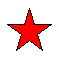 Red star-shaped icons arranged in a on gray background, each with distinct angular variations