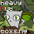 Pixel art character with green eyes and acorn-shaped ears, holding a green acorn against a forest background with text overlays.